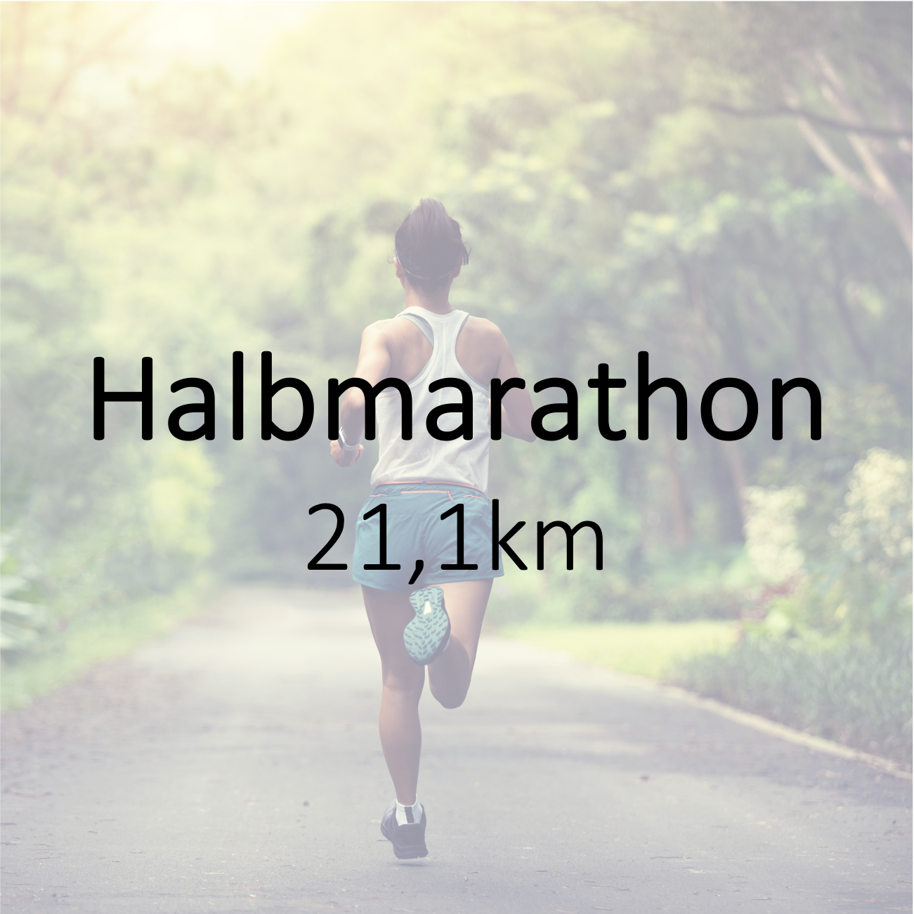 Halbmarathon in Hessen Flache, schnelle Strecke durch den Wald